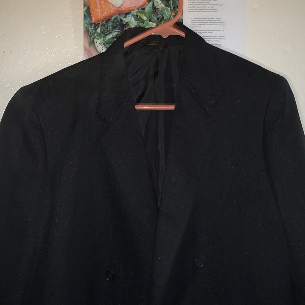 Black dress coat attire